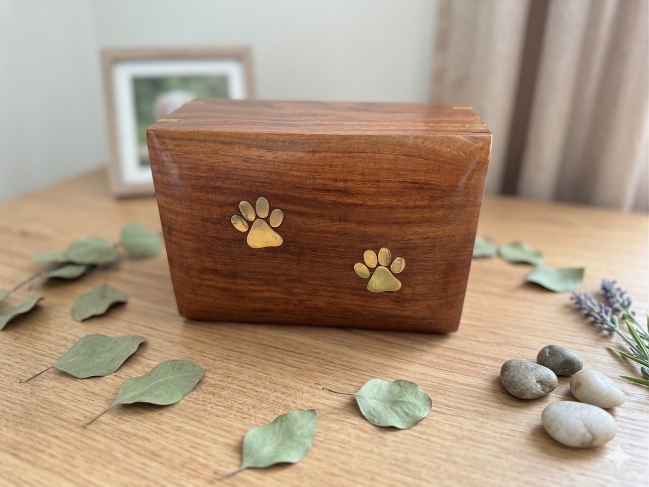 Premium Brass Paw Urn